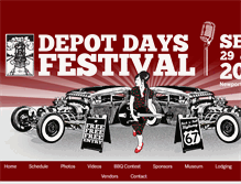 Tablet Screenshot of depotdays.org